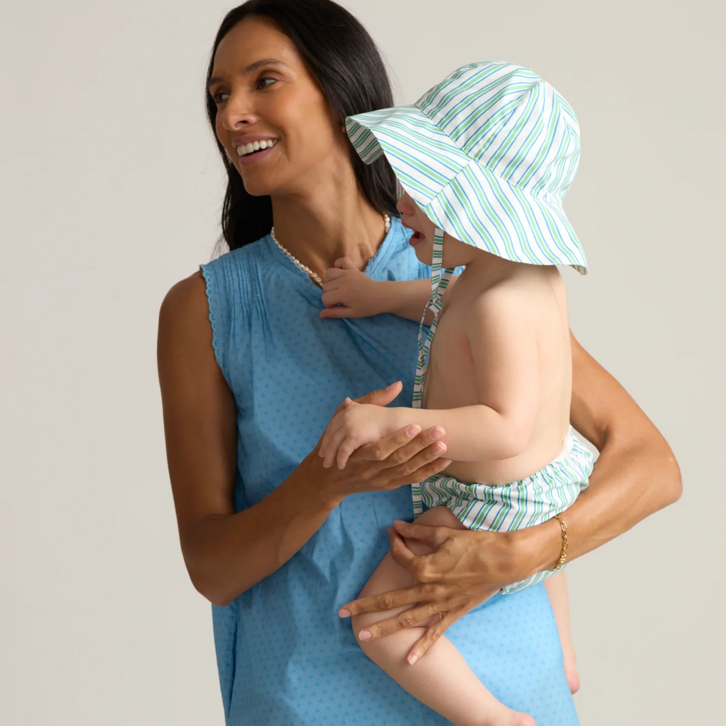 baby tamarin stripe sun hat - Image 2