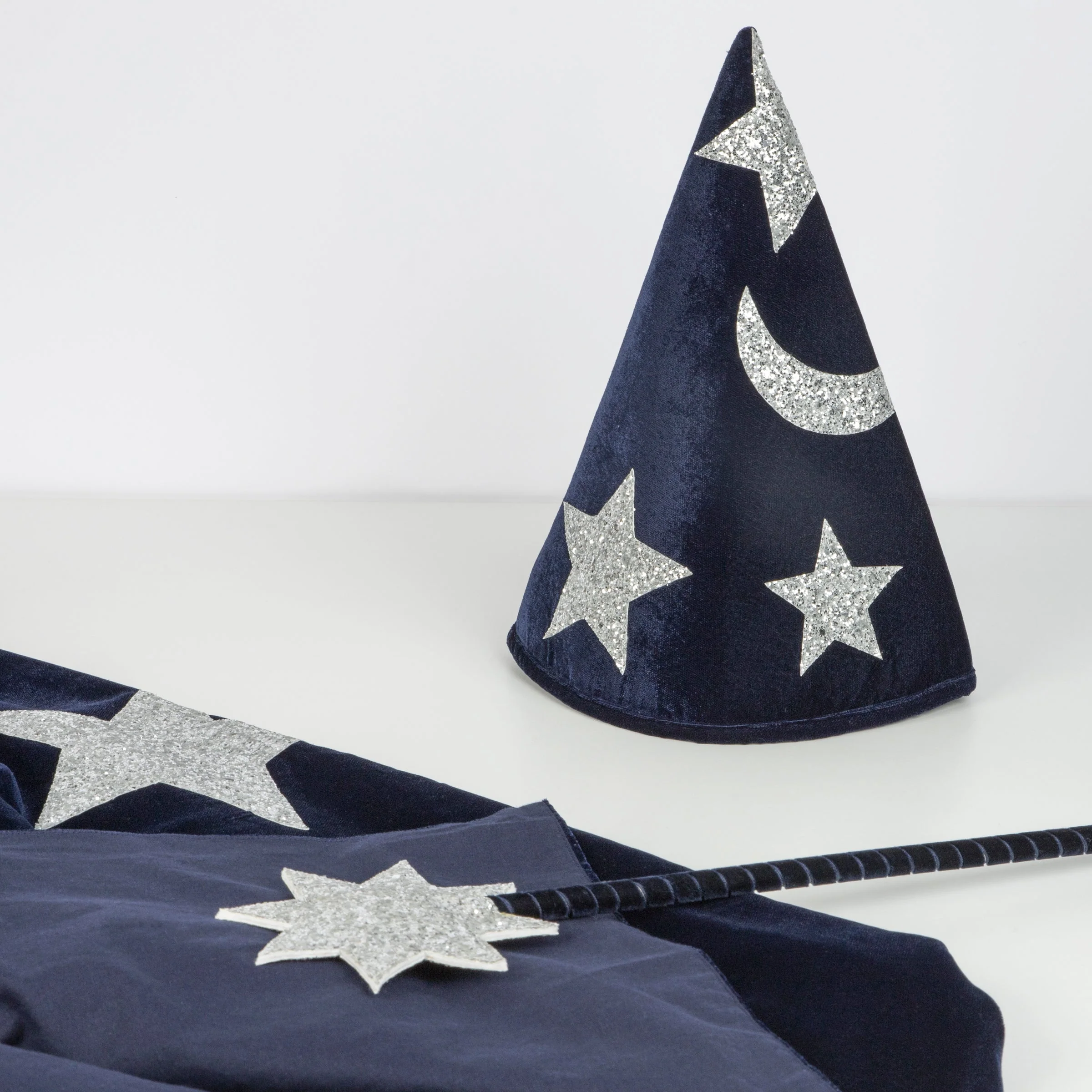 Blue Velvet Wizard Costume - Image 3