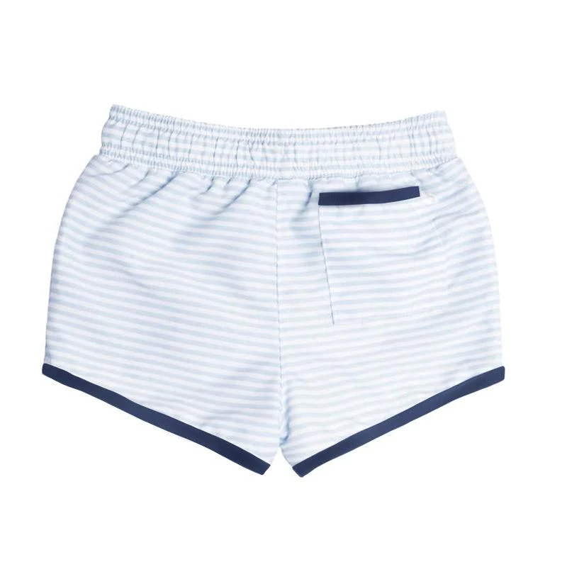 boys powder blue stripe boardie - Image 5