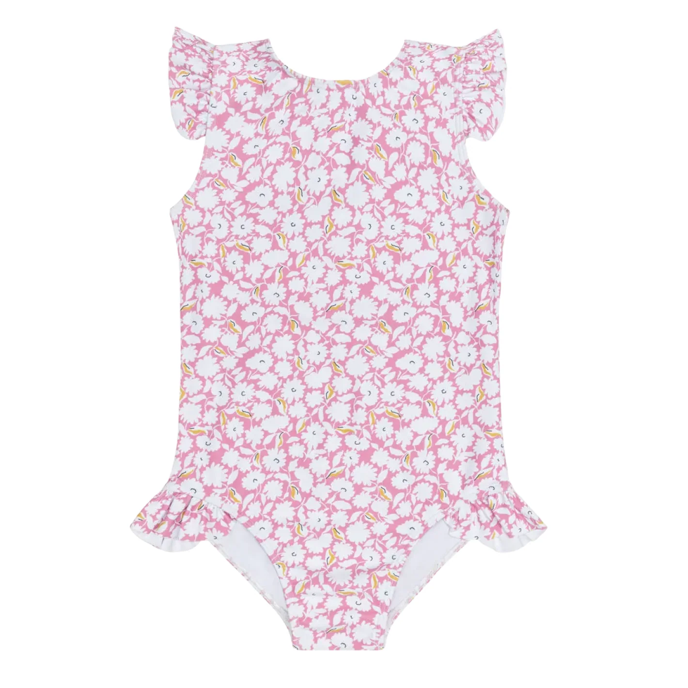 girls blush bloom ruffle cap sleeve one piece