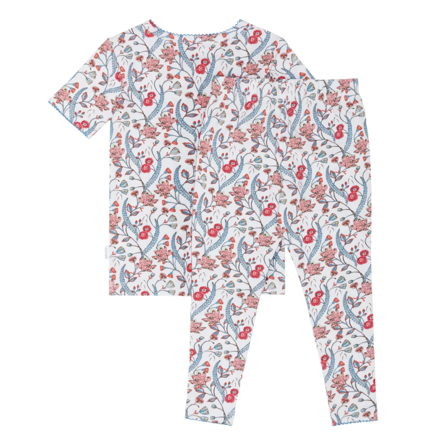 girls mercado bloom short sleeve pima pajamas set - Image 6
