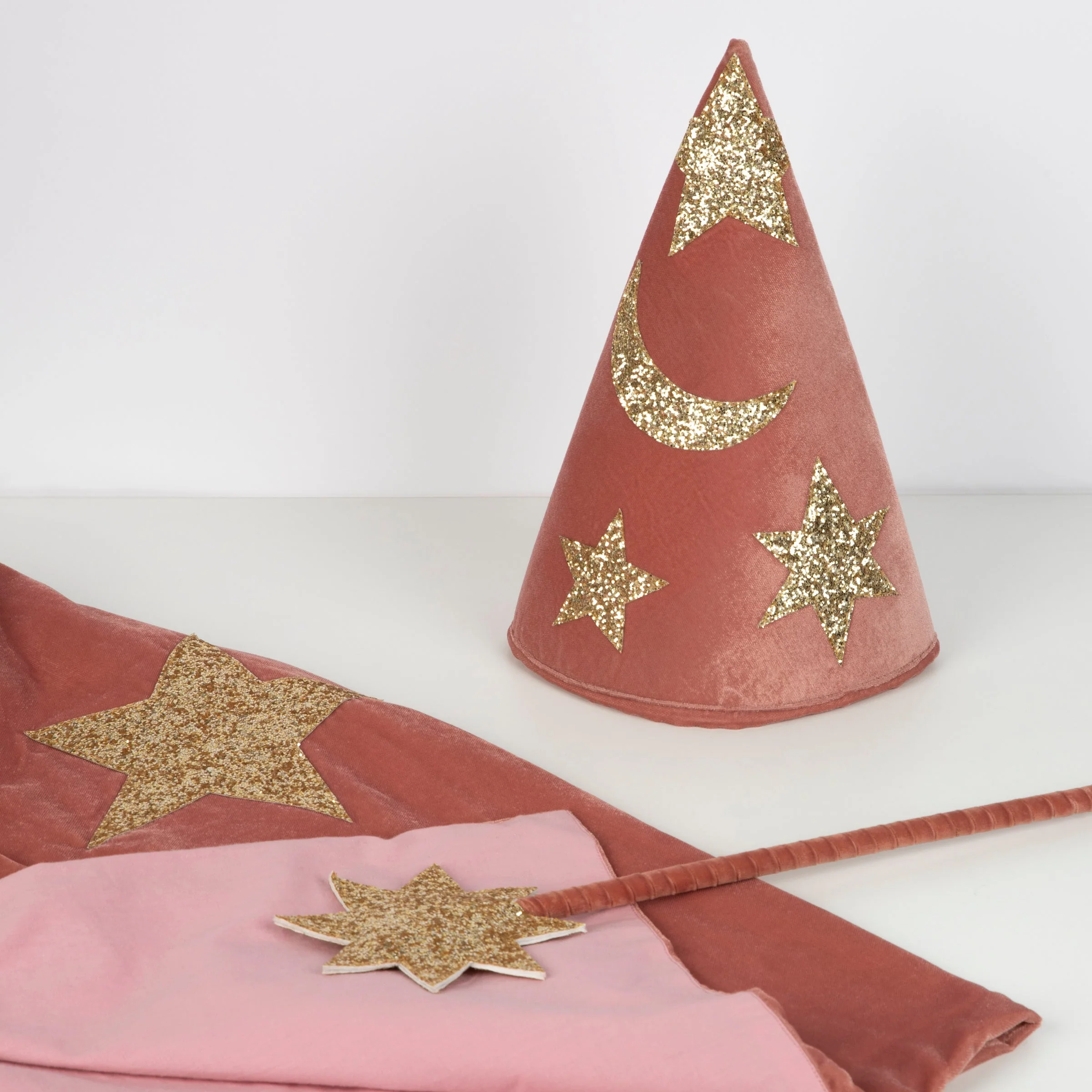 Pink Velvet Wizard Costume - Image 3