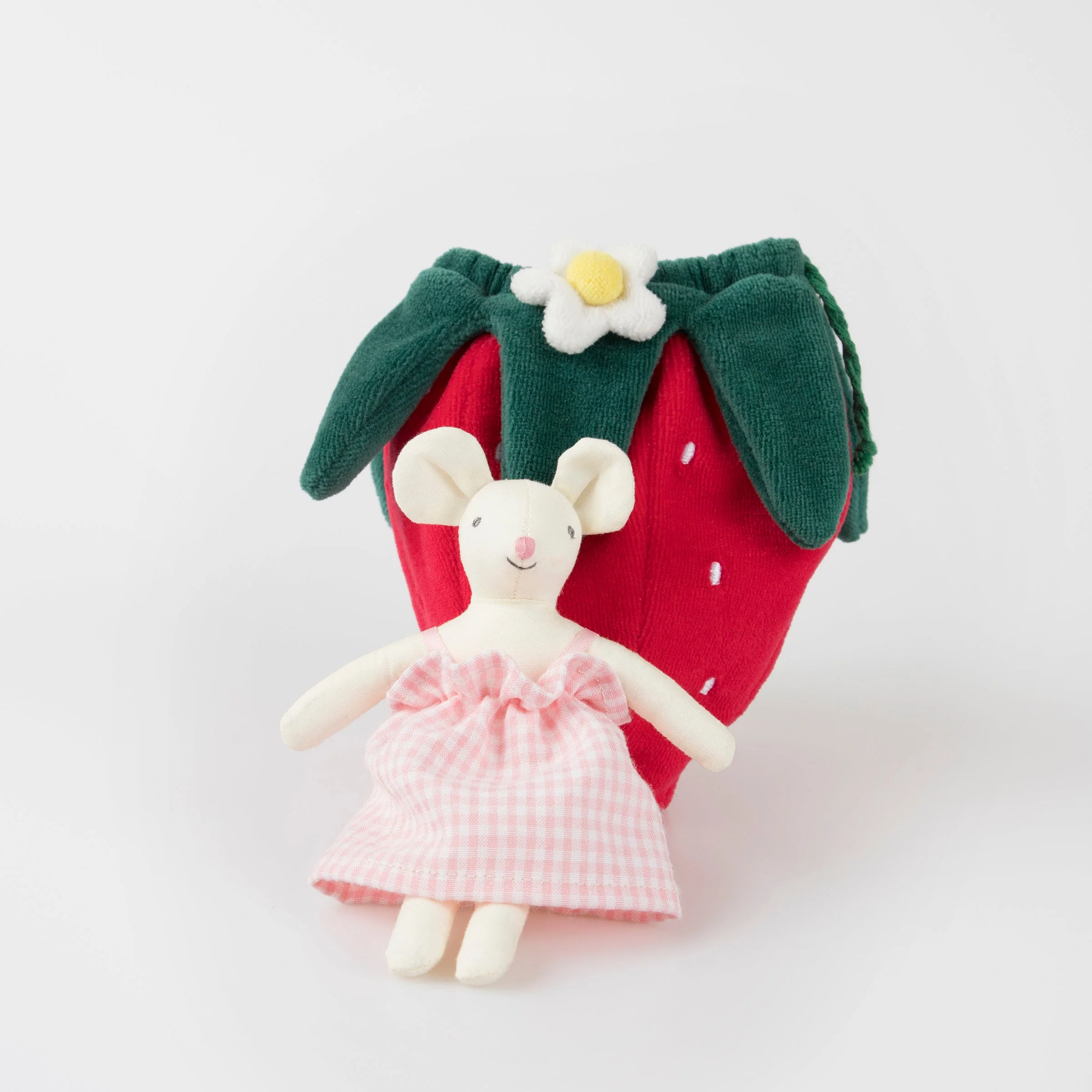 Strawberry Mouse Mini Doll - Image 3