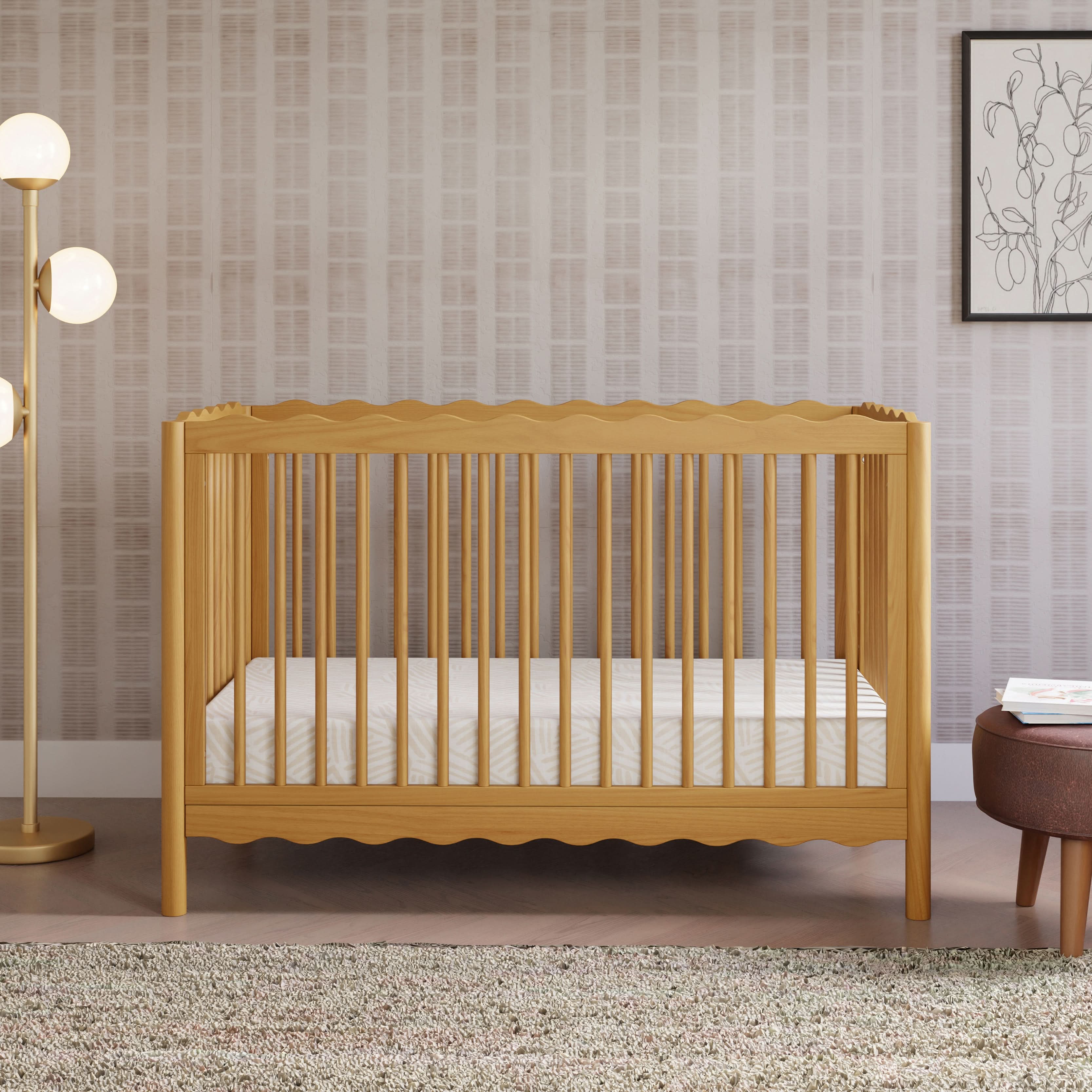 Swell 4-in-1 Convertible Crib with Toddler Bed Conversion Kit - Image 26
