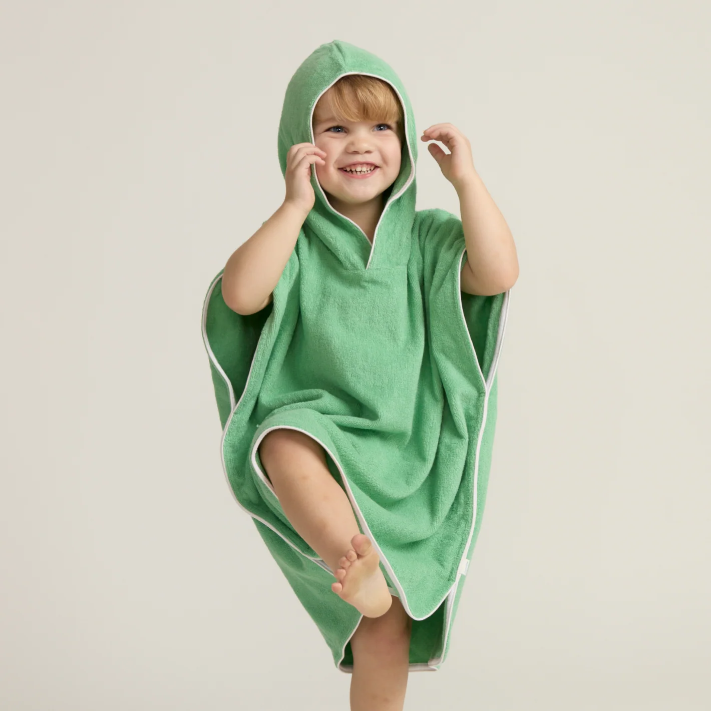 unisex gustavia green hooded towel coverup - Image 3
