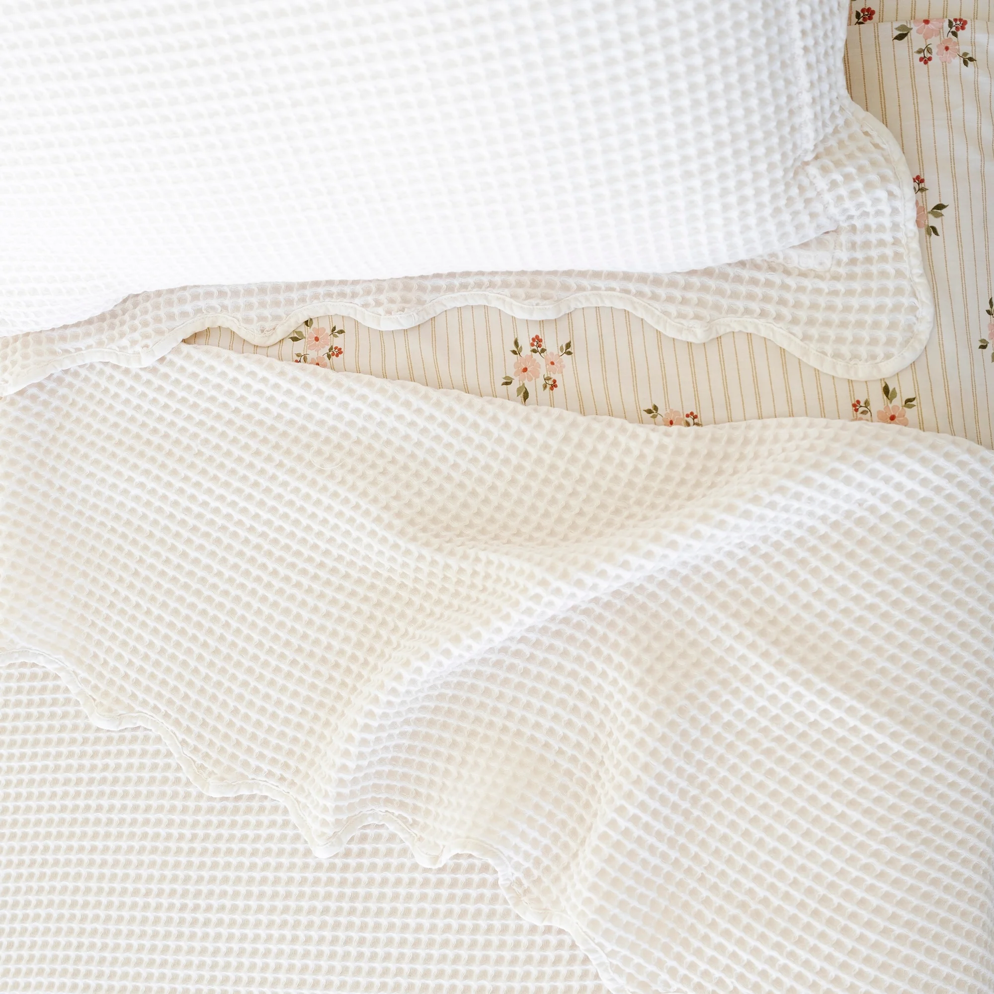 Waffle Knit Coverlet Set - Image 3