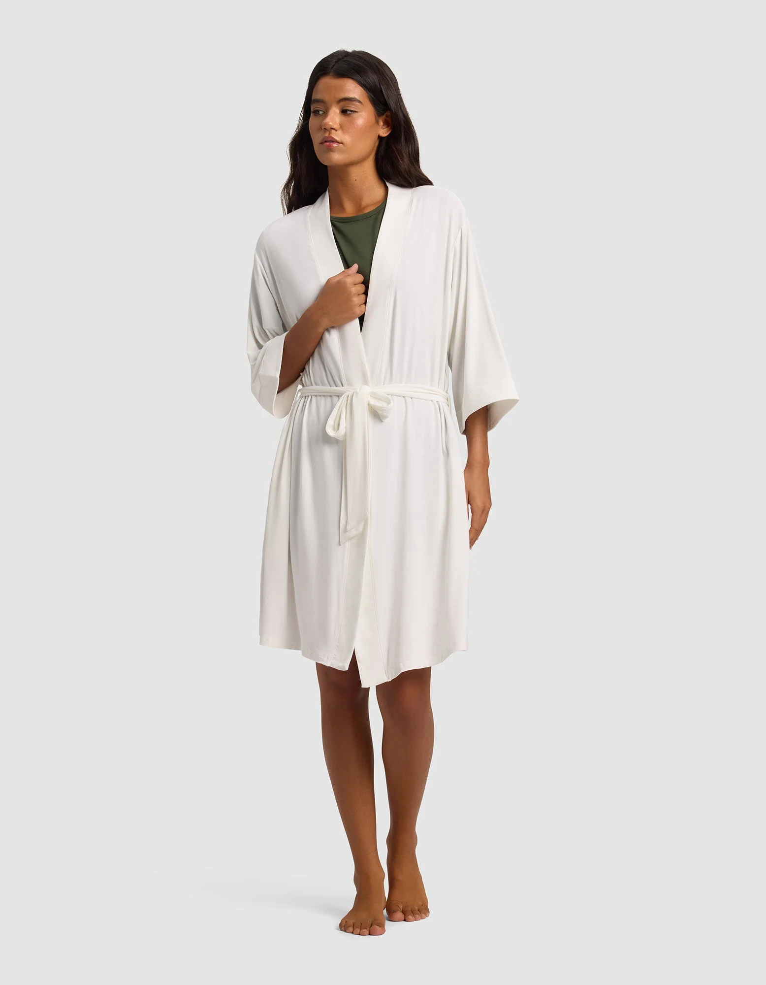 Women's Bamboo Stretch-Knit Kimono Robe - Image 24