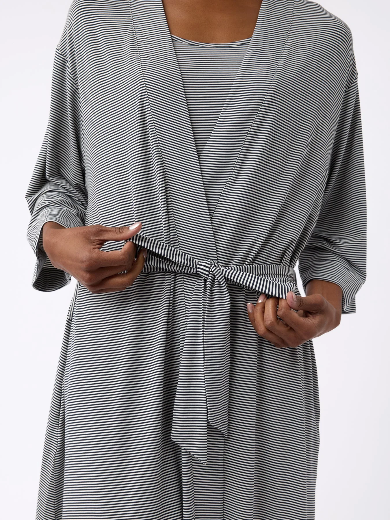 Women's Bamboo Stretch-Knit Kimono Robe - Image 33