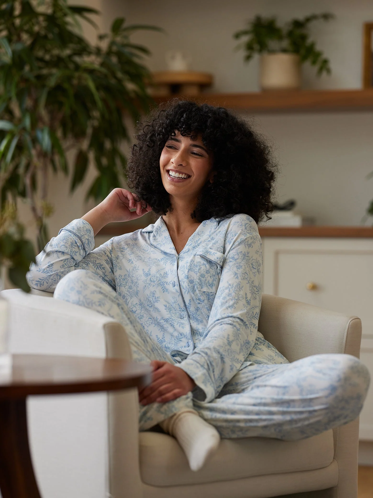Women's Bamboo Stretch-Knit Long Sleeve Pajama Set - Image 25