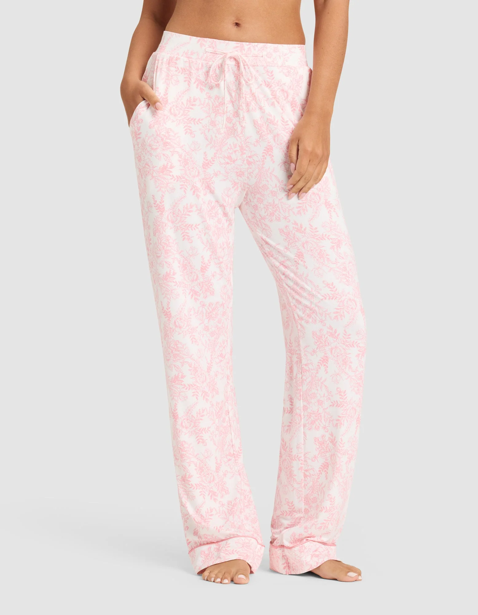 Women's Bamboo Stretch-Knit Long Sleeve Pajama Set - Image 45