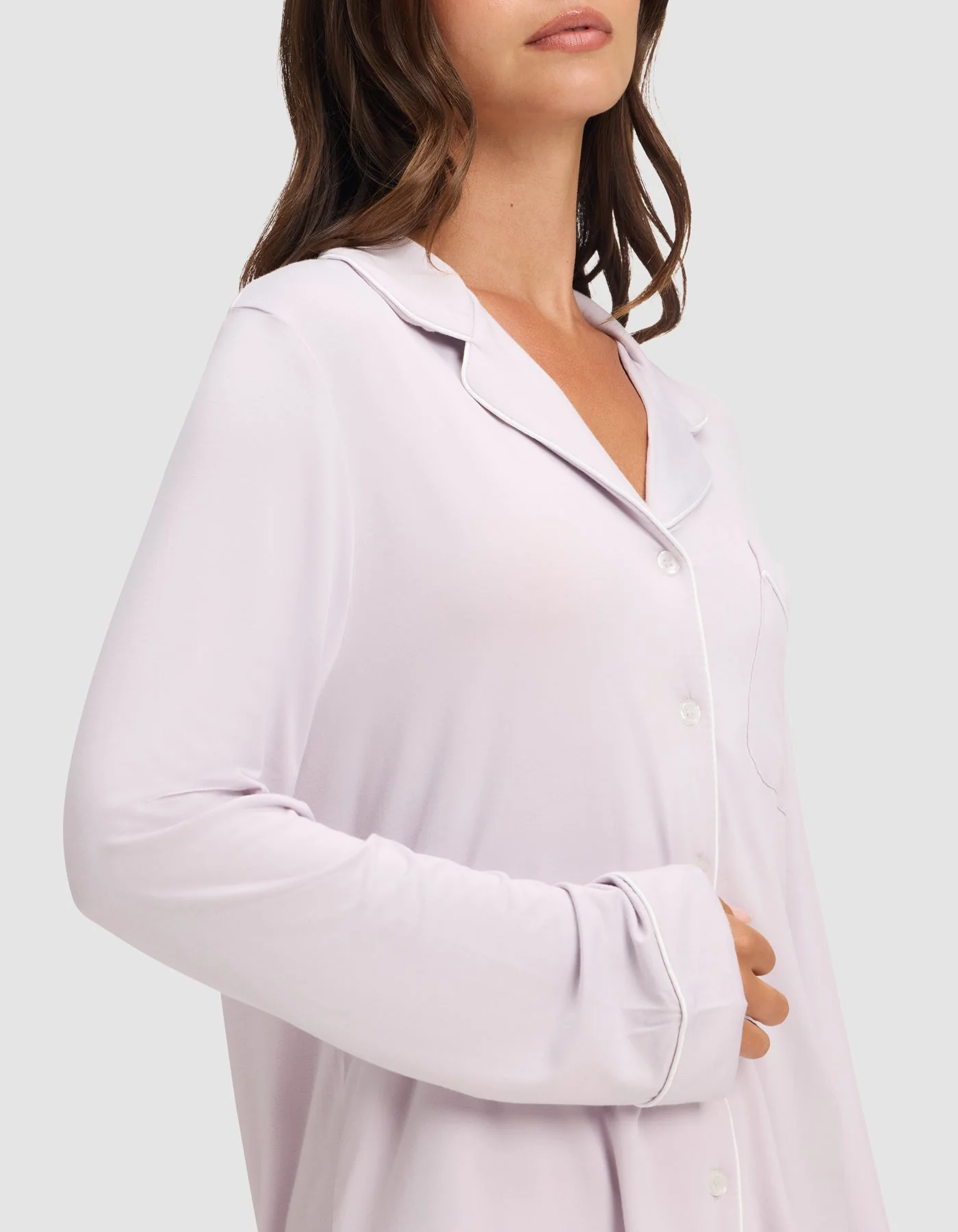 Women's Bamboo Stretch-Knit Long Sleeve Pajama Set - Image 75